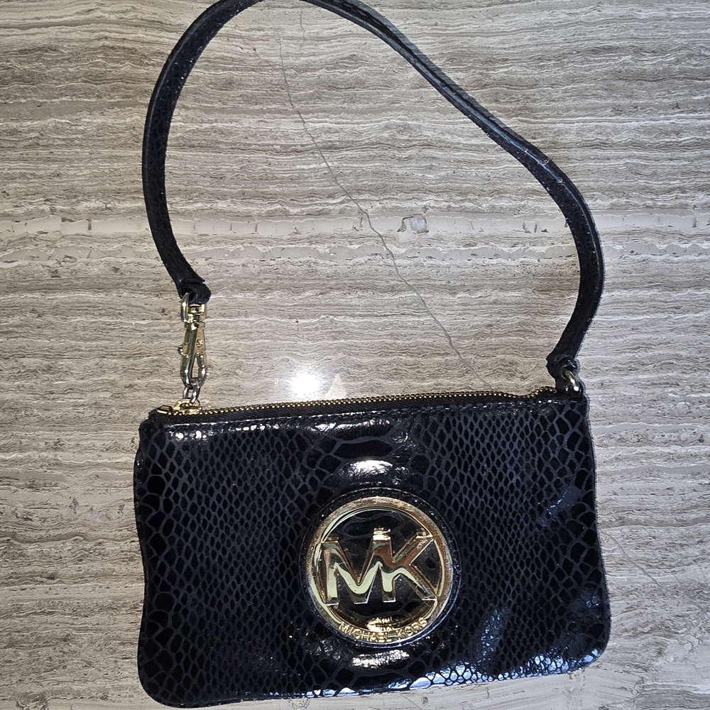 Michael Kors Black Wristlet